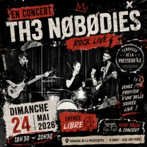 TH3 NØBØDIES en concert à La Pressequ'île Claouey dimanche 24 mai 2026