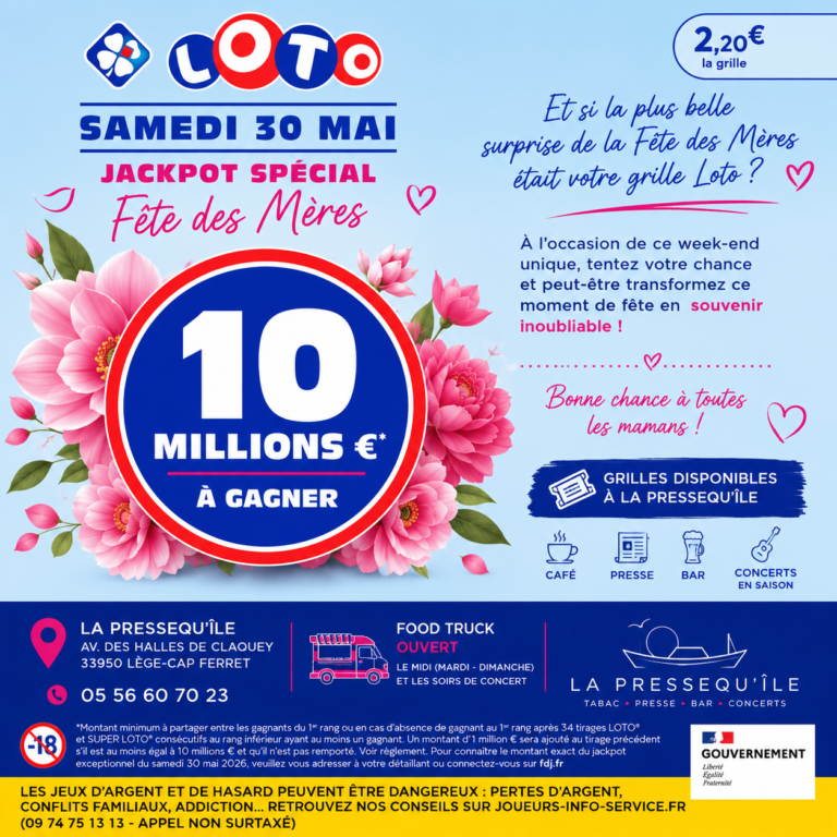 Fête des Mères : et si la plus belle surprise arrivait avec votre grille Loto ?